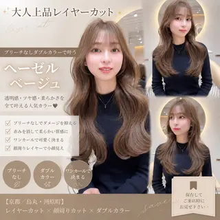 ロング カラー 縮毛矯正✨🫧 レイヤー川村利幸のヘアスタイル