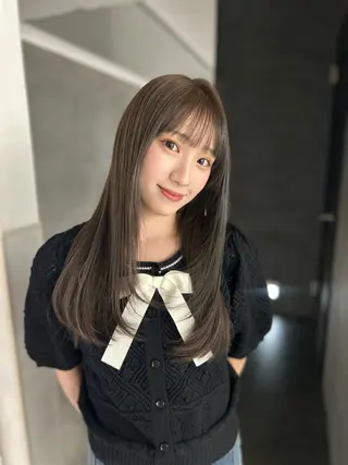 カラー ❤︎REIKA❤︎ ブリーチなしWカラーのヘアスタイル