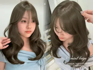 ロング カラー まろやか艶ベージュ 🧸🧚Honoのヘアスタイル