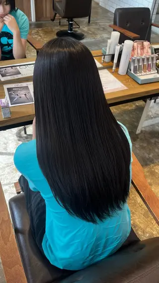 ロング パーマ 坂下 かのんのヘアスタイル