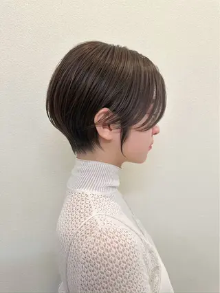 ショート ボブ/ショート/小倉 ✂中尾吏穏のヘアスタイル