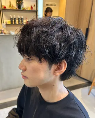 パーマ メンズ メンズ清潔感のプロ 💈メンズパーマ藤田のヘアスタイル