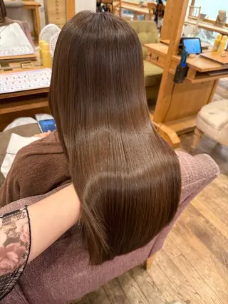 ロング パーマ パーマ／似合わせヘア 嶋 彩芽のヘアスタイル
