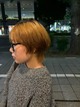 ショート 🍓ブリーチカラー 🎀nene🍓のヘアスタイル