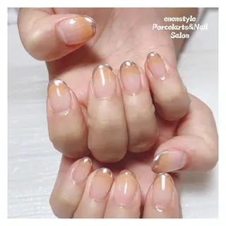 ミディアム ネイル 🐾enen style 🐾のネイルデザイン