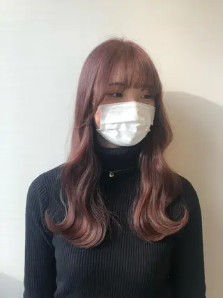 ロング ❤︎︎韓国ヘア❤︎︎ 𝑺𝒉𝒊𝒉𝒐のヘアスタイル