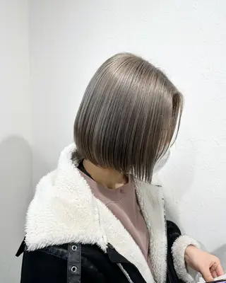 ミディアム id.mood/艶髪 ✨ケア/山野辺のヘアスタイル