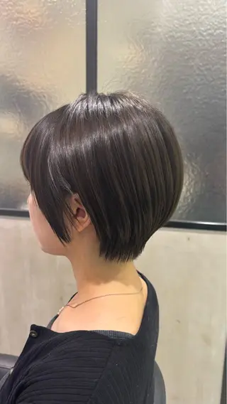 ショート 似合わせカット /ニュアンスパーマのヘアスタイル