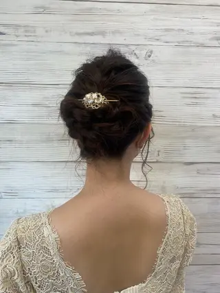 ロング カラー ヘアアレンジ FAAM Tsuneのヘアスタイル