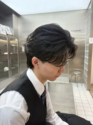 パーマ メンズ fifth 桐山 蒼史のヘアスタイル