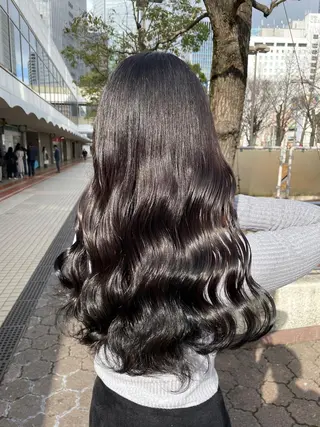 ロング 透明感カラー🇰🇷 レイヤー✨桑原　研太のヘアスタイル