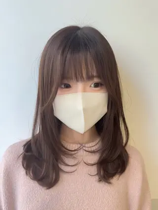 ロング カラー 🪞美髪レイヤー特化 🪞青木のヘアスタイル