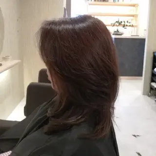 セミロング 【美女が沼る和空間】 渋谷頭浸浴ヘッドスパのヘアスタイル