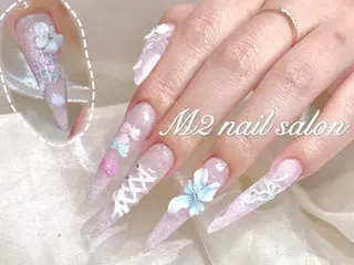 ネイル 長さだし専門店 M2 rikaのネイルデザイン