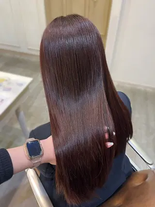 カラー エクステ/ストレート /暖色カラー/amiのヘアスタイル
