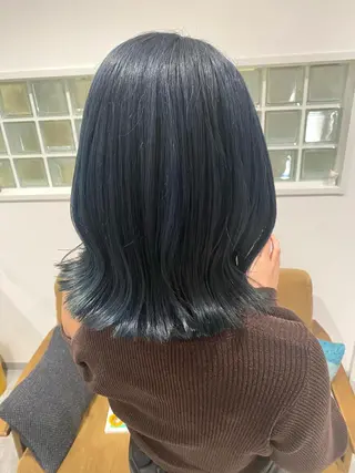 ミディアム カラー 【safric】 NAOのヘアスタイル