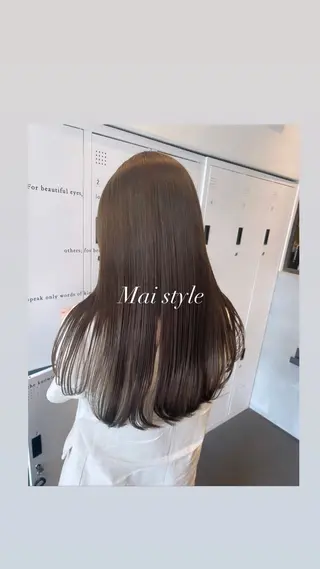 ロング カラー MAI/髪質改善/ 幹細胞トリートメントのヘアスタイル