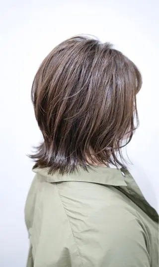 ミディアム カラー 【半個室サロン】 山本 崇仁のヘアスタイル