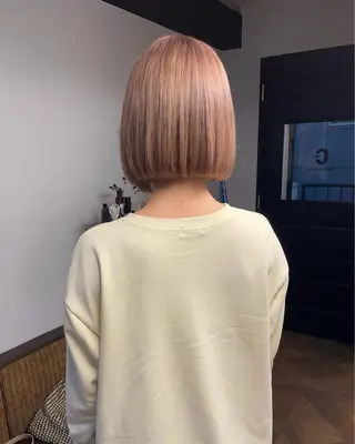 ショート カラー ボブ/ミディアム RIONAのヘアスタイル