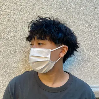 ショート メンズ Yuki☺︎パーマ レイヤーカットのヘアスタイル