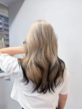 ロング カラー ヘアアレンジ Kd /名古屋カラーモデルのヘアスタイル