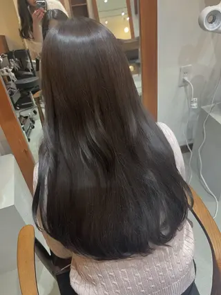 ロング 透明感カラー♡ 岡部瑠里のヘアスタイル