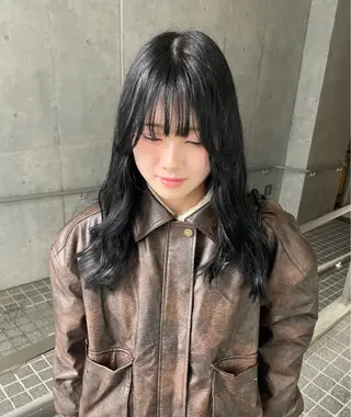 セミロング カラー 🌈メンズパーマ🌈 メンズカットアリサのヘアスタイル