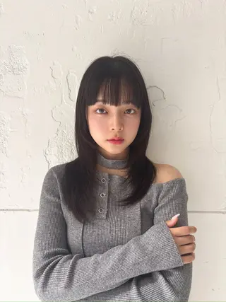 セミロング 桝谷 来空のヘアスタイル