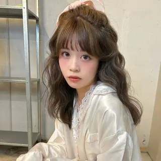ミディアム fev ririのヘアスタイル