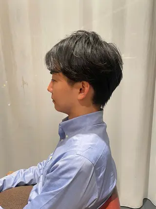 メンズ 箭内葉月/メンズ👔 ワンカールパーマのヘアスタイル