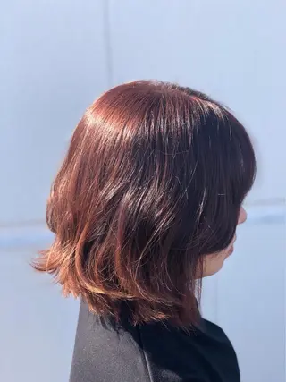 ミディアム HairDesign JAMのヘアスタイル