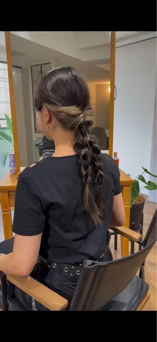 ヘアアレンジ ✨艶髪✨ 奈須晴香のヘアスタイル