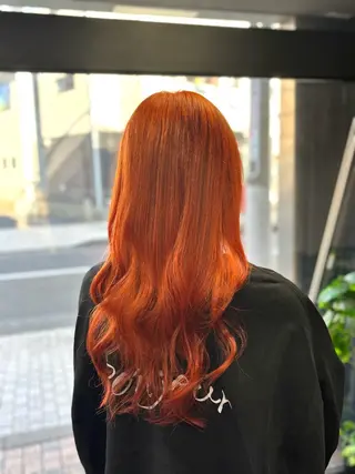 ロング カラー 加藤 藍のヘアスタイル