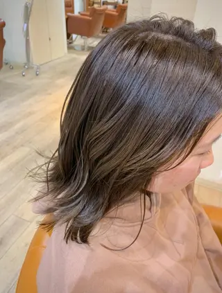 ミディアム カラー brace立花 ✂︎ 吉田 茉由のヘアスタイル