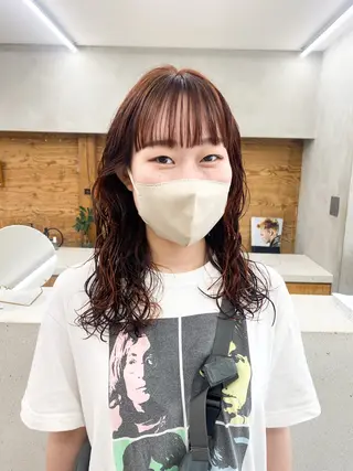 ミディアム パーマ D.c.t eikoのヘアスタイル