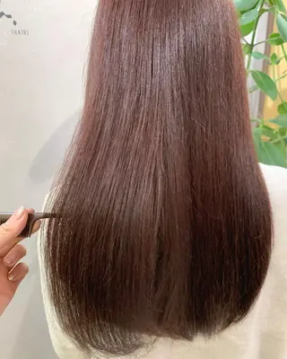 ロング カラー hubhair レイヤー/透明感のヘアスタイル