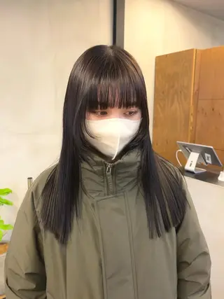 ロング カラー ena/ブリーチなし 透明感・レイヤー🎀のヘアスタイル