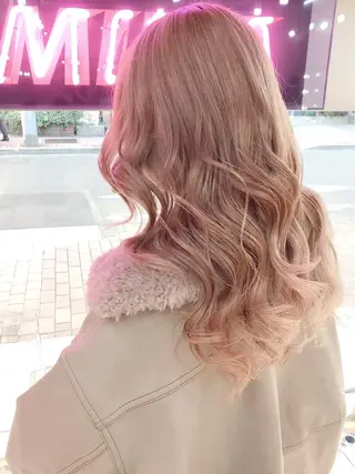 ロング カラー ヘアアレンジ 柔らかカラー/ 縮毛矯正YUTO🧋のヘアスタイル