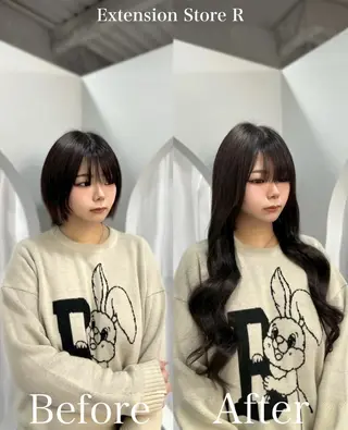 ロング eye エクステ専門店Rのヘアスタイル
