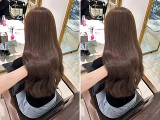 ロング Rinka🌷🩶 グレージュカラー🫧のヘアスタイル