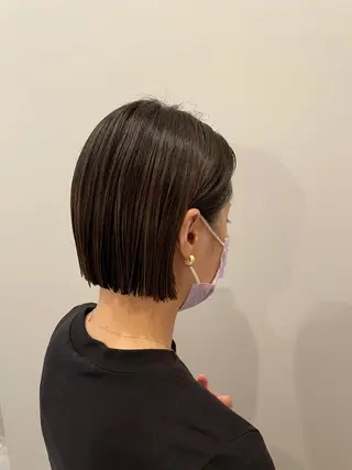 ショート やまさきえりこ ニュアンスパーマのヘアスタイル