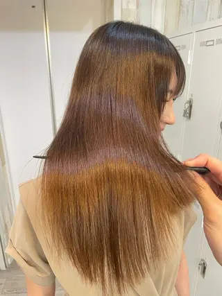 ロング カラー HIKARU店長/ ✨髪質改善/レイヤーのヘアスタイル