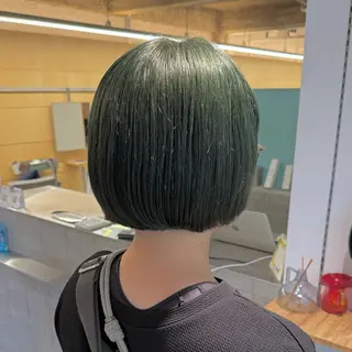 ショート カラー cipre シンモン チナリのヘアスタイル
