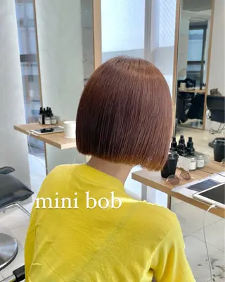 ショート カラー ツヤ髪/透け感ヘア 💎Nokaのヘアスタイル