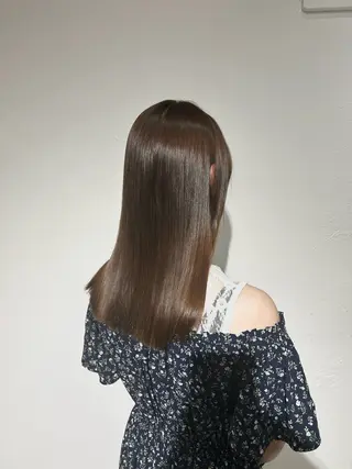 ロング カラー 弓矢 叶のヘアスタイル