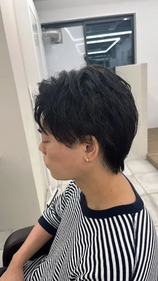 ショート パーマ メンズ 🏆メンズヘア特化 🥇代表りんぺーのヘアスタイル