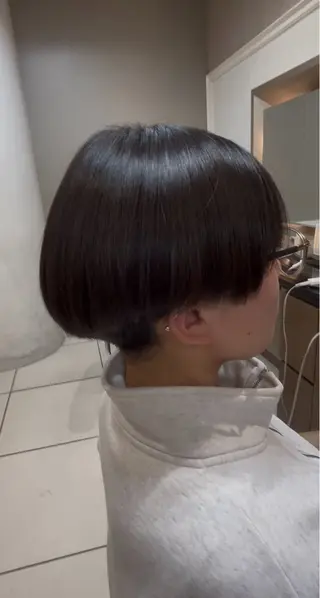 ショート パーマ 💎縮毛矯正💎 髪質改善・店長 伊藤のヘアスタイル