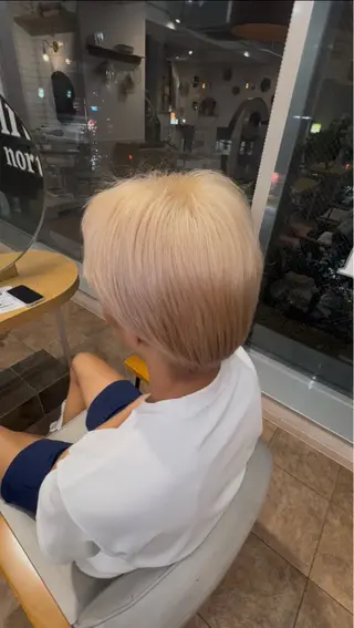 カラー メンズ heel SENGAWAのヘアスタイル