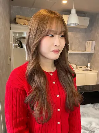 ロング カラー  ︎︎ 寧音のヘアスタイル