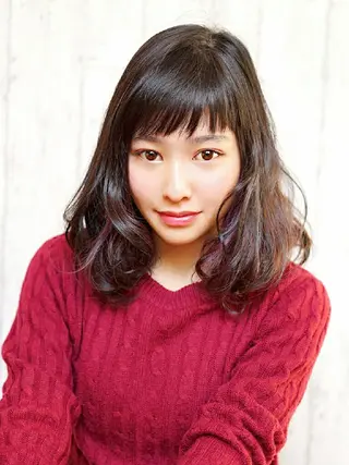 ミディアム 永野 良一のヘアスタイル